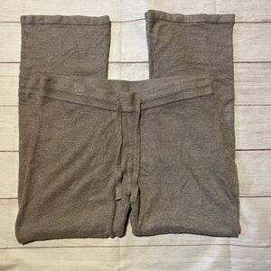 Barefoot dreams cozy chic lite Cozy Tan Lounge Pants size large